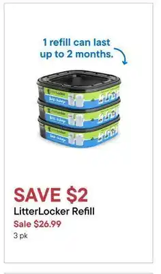 Petvalu Litterlocker refill offer