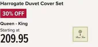Linen Chest Harrogate duvet cover set offer