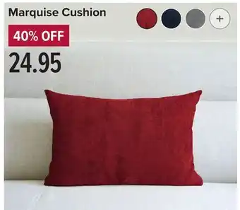 Linen Chest Marquise cushion offer