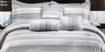 Ellery stripe comforter set