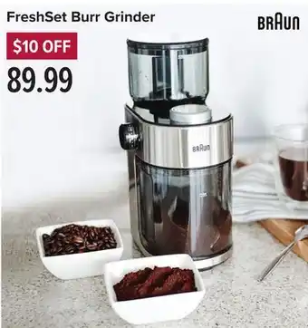 Linen Chest Freshset burr grinder offer