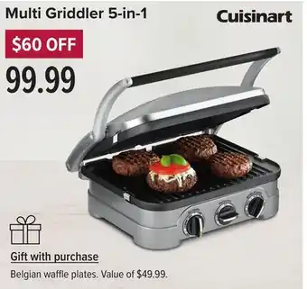 Linen Chest Cuisinart multi griddler 5-in-1 offer