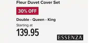 Linen Chest Fleur duvet cover set offer