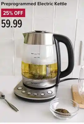 Linen Chest Preprogrammed electric kettle offer