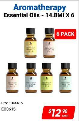 Factory Direct Aromatherapy essential oils - 14.8ml x 6 offer