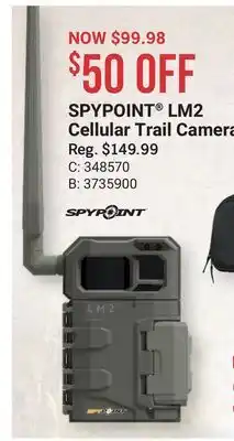 Bass Pro Spypoint lm2 cellular trail camera offer