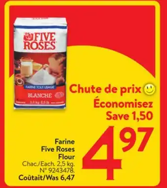 Walmart Five roses flour offer