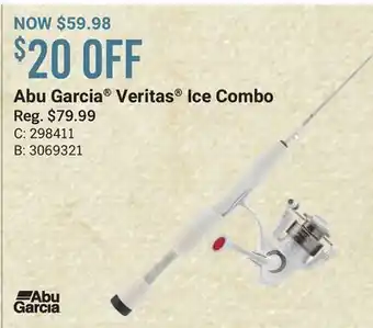 Bass Pro Abu garcia veritas ice combo offer