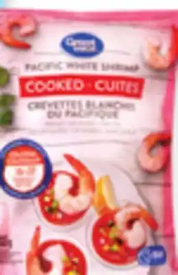 Walmart Great value raw or cooked shrimp offer