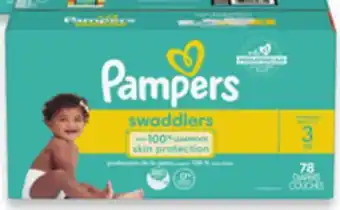 Walmart Pampers swaddlers diapers offer