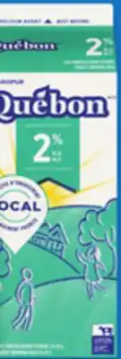 Walmart Quebon 2% milk carton offer