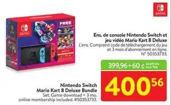 Walmart Nintendo switch mario kart 8 deluxe bundle offer