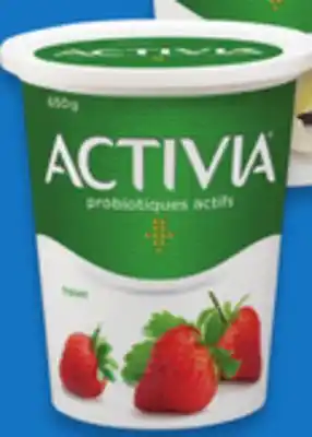 Walmart Activia tubs 650 g or two good 4 x 95 g yogurt offer