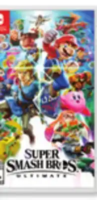 Walmart Super smash bros. ultimate for nintendo switch offer