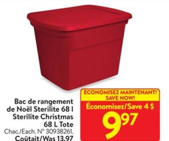 Sterilite best sale 68l tote