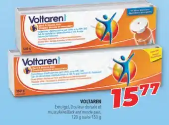 Familiprix Voltaren back and muscle pain offer