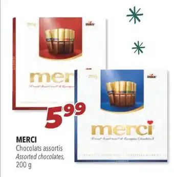 Familiprix Merci assorted chocolates offer
