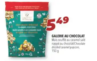 Familiprix Galerie au chocolat chocolate drizzled caramel popcorn offer