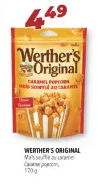 Familiprix Werther's original caramel popcorn offer