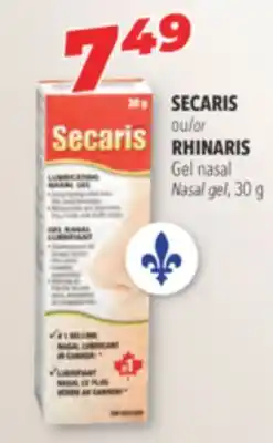 Familiprix Secaris or rhinaris nasal gel, 30 g offer