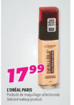 Familiprix L'oréal paris selected makeup products offer
