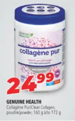 Familiprix Genuine health clean collagen, powder offer