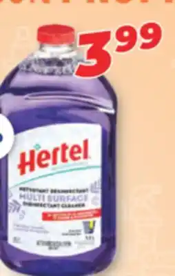 Familiprix Hertel multi surface disinfectant cleaner to be diluted offer