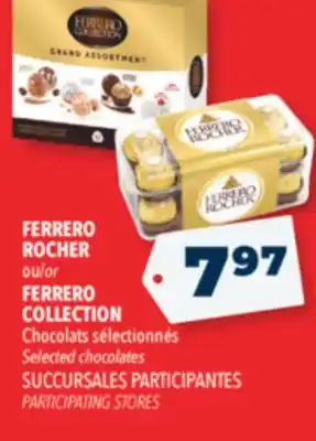 Familiprix Ferrero rocher selected chocolates offer
