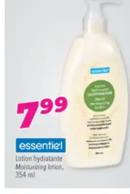 Familiprix Essentiel moisturizing lotion offer