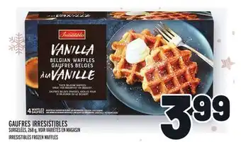 Metro Gaufres irresistibles | irresistibles frozen waffles offer
