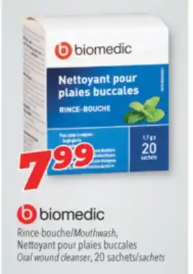 Familiprix Biomedic mouthwash, oral wound cleanser, 20 sachets offer