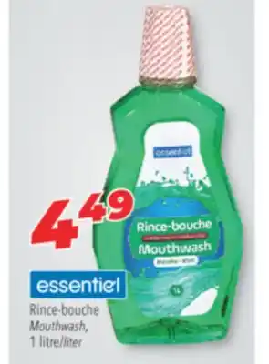 Familiprix Essentiel rince-bouche mouthwash, 1 litre offer