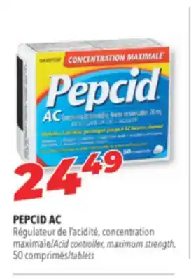 Familiprix Pepci d ac acid controller, maximum strength, 50 tablets offer