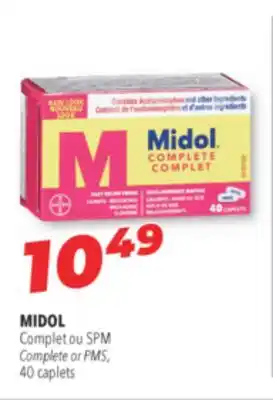 Familiprix Midol complete or pms offer