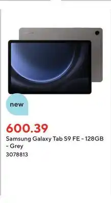 Staples Samsung galaxy tab s9 fe - 128gb - grey offer