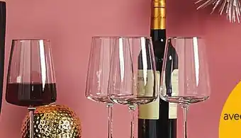 Walmart Better homes & garden flared red wine glass set offer
