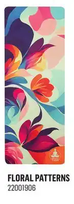 Canac Yoga mats 26-3/4 in. x 72 in. floral patterns offer