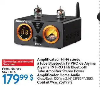 Walmart Aiyama t9 pro hifi bluetooth tube amplificador home audio offer