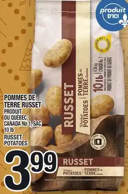 Marche Ami Pommes de terre russet | russet potatoes offer