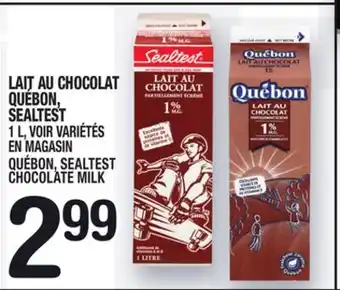 Marche Ami Lait au chocolat québon, sealtest | québon, sealtest chocolate milk offer