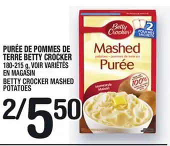 Marche Ami Purée de pommes de terre betty crocker | betty crocker mashed potatoes offer