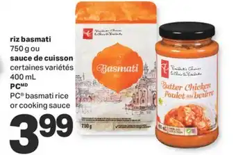 L'Intermarché Riz basmati 750 g ou sauce de cuisson 400 ml offer