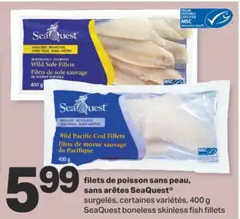 L'Intermarché Filets de poisson sans peau, sans arêtes, 400 g offer
