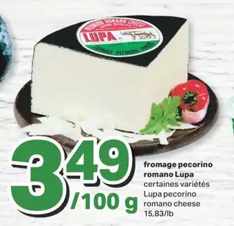 L'Intermarché Fromage pecorino romano, 15,83/lb offer