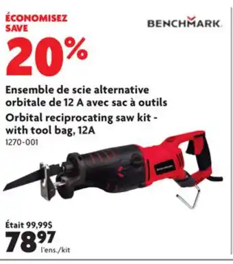 Home Hardware Orbital reciprocating saw kit - with tool bag, 12a offer