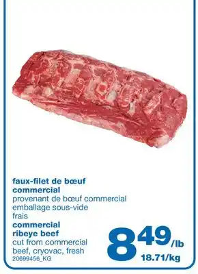 Wholesale Club Faux-filet de bœuf commercial offer
