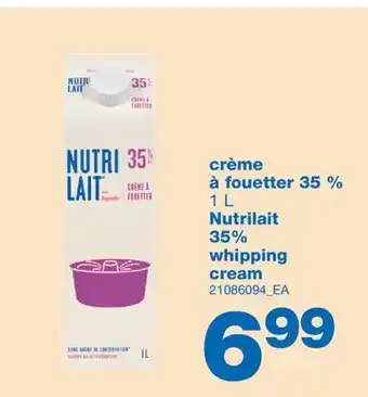 Wholesale Club Crème à fouetter 35%, 1 l offer