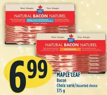 Marché Adonis Maple leaf bacon offer