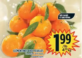 Marché Adonis Clémentines avec feuilles offer