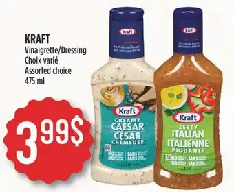 Marché Adonis Kraft vinaigrette offer